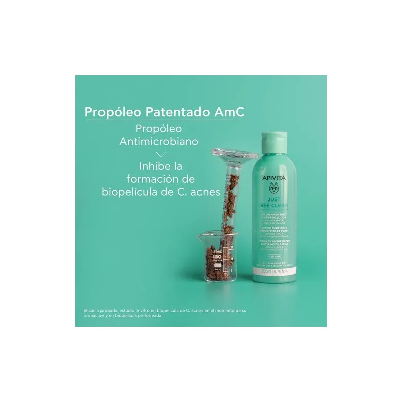 Tónico Purificante Minimizador Poros Just Bee Clear 200ml Momento De