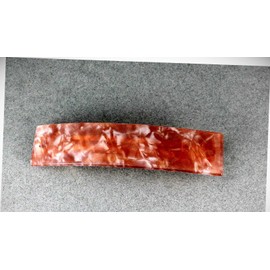 Perfect Hairstyle with Our Hair Accessories - Brown Barrette Plastic Marbled Pattern Rectangle Hair Clip Accessory 3 3/8" Long Fashionable Hair Accessory Hair Jewelry Accessories for Lady Women