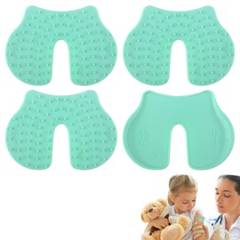 Shot Blocker for Injections for Children, Shot Helper Wound Blocker, Draw Attention, Shot Pain Reducer, Reusable Plastic Immunisation Shooting Aid Blocks, Pack of 4