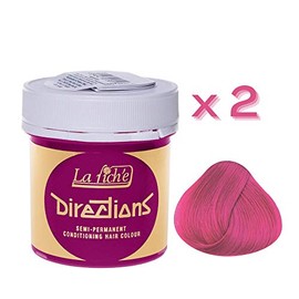 La Riche Directions Semi-Permanent Hair Colour 88ml x 2 tubs Carnation Pink by La Riche