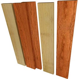 (6) Maple/Cherry Boards 3/4" X 4" X 24" (3 Maple, 3 Cherry)