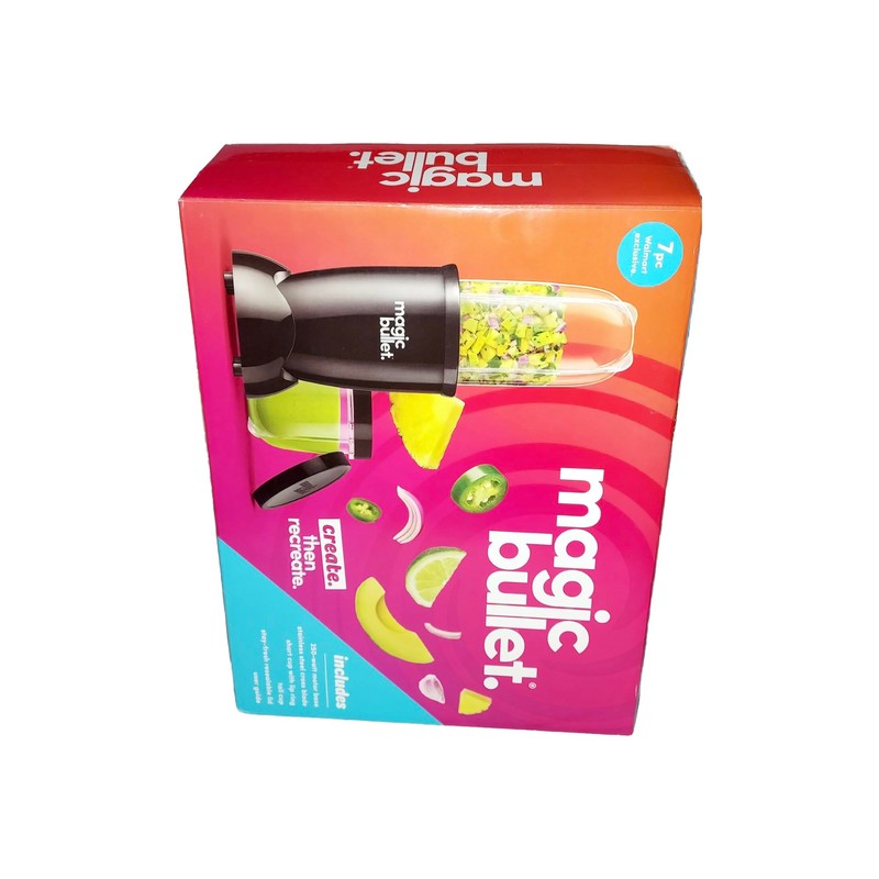 Magic Bullet 7-Piece 250 Watts Personal Blender 18 oz. MBR-0701AKP,