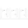Jabema 3 x Radiator Mounting with Bracket, Wall Bracket, Radiator