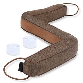 KAKICLAY 32" Weighted Draft Stopper for Bottom of Doors and Windows, Heavy Duty Sound Proof Door Draft Guard Door Soundproofing Under Door Noise/Air/Wind Blocker, 2Lbs