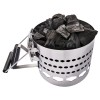 Oklahoma Joe's Half Time Charcoal Starter XL Stainless Steel Heavy