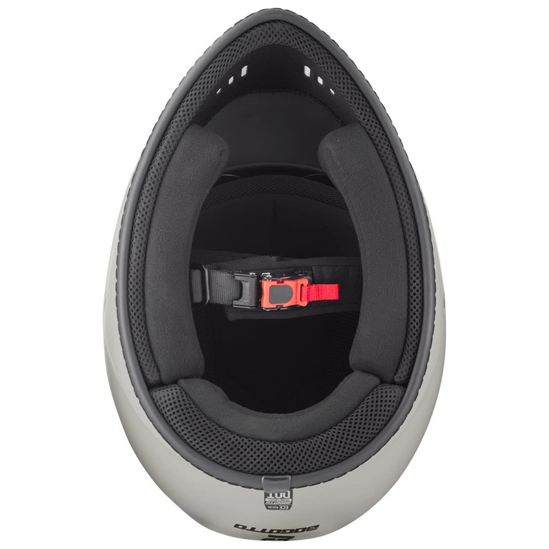 Bogotto FF980 Caferacer Cross Helmet, Matte Grey, L