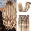 Clip in Hair Extensions Real Human Hair Clip in Extensions