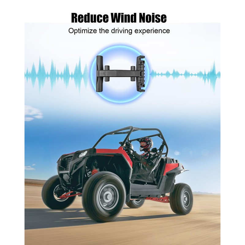 Full Glass Tip Out Windshield Handle Fit for Polaris Replace