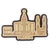 Printtoo Engraved Wooden Decorative Mecca Saudi Arabia Monuments Souvenir Fridge
