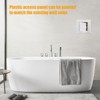 Teqooza 6x6 inch Plastic Access Panel for Drywall Ceiling Reinforced