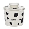 Cat Butter Crock - French Style Ceramic Butter Keeper and