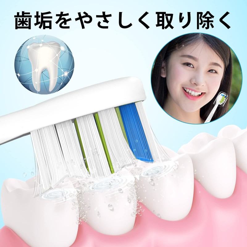 Dealswin Compatible Replacement Brushes for Phillips Sonicare Replacement Brush, Regular