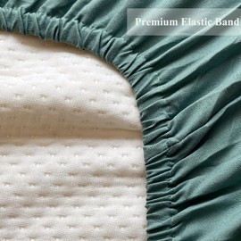 4 Pack Bassinet Fitted Sheets Compatible with 19" x 33" Koolababy, Cowiewie and IKOMZY Baby Bassinet, Soft and Skin-Friendly, Mint Green and Color Rainbow