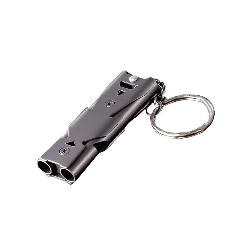 Loud Whistle, Stainless Steel, 2 Tube Type, About 100 -