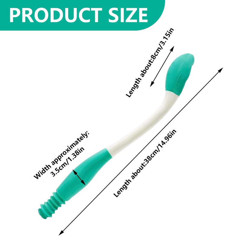 QIYUDA 15.7" Butt Wiper for Fat People Extra Long, Bottom