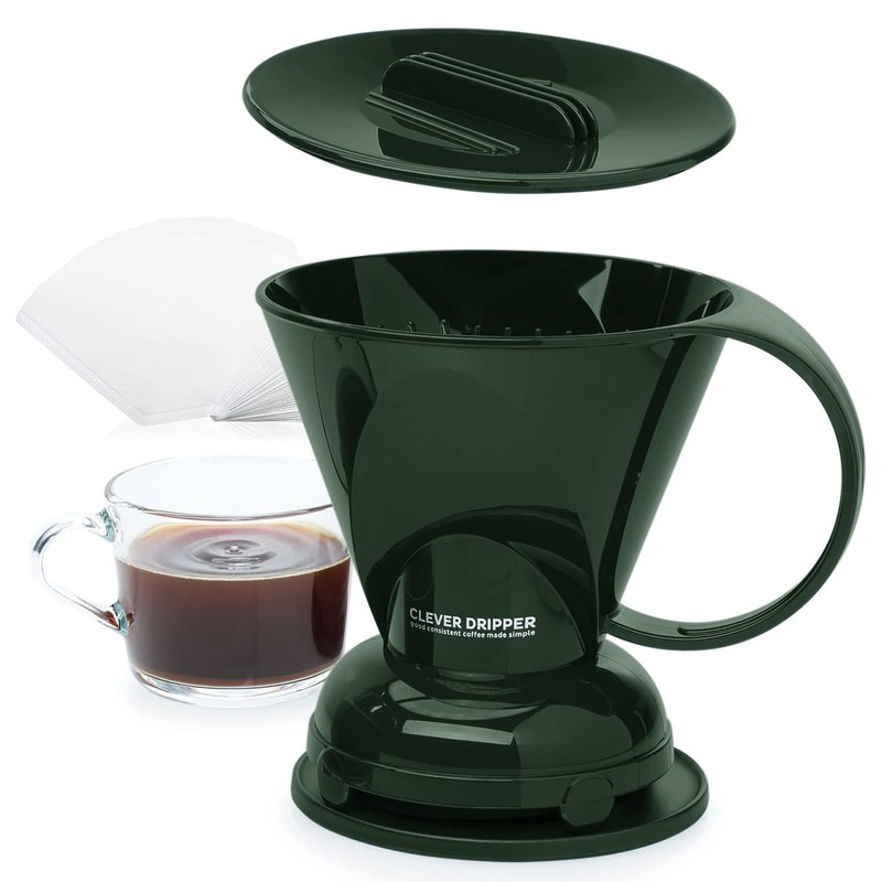 Clever Coffee Dripper and Filters, Large 18 oz| Barista's Choice|