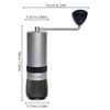 Manual Coffee Bean Grinder CNC Stainless Steel Hand Coffee Mill