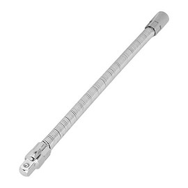Flexible Extension Bar Shaft Drive Flexible Socket Extension Bar Adapter Bit Holder Connecting Link Bendable Elastic Joint Head Post for 1/2” Jack(350mm)