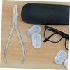 TOVINANNA Eyeglass Frame Adjustment Pliers Steel Ergonomic Non-slip Handle for