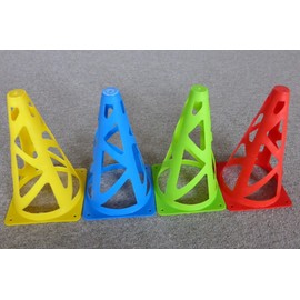 Aoakua 9.1 inches (23 cm), Marker Cone, Lightweight Type, Storage Bag, Set of 8