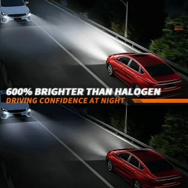 AUIMSOCO For Ram 1500 1994-1998 LED Headlight Bulbs High Low + Fog Light Combo 100000LM