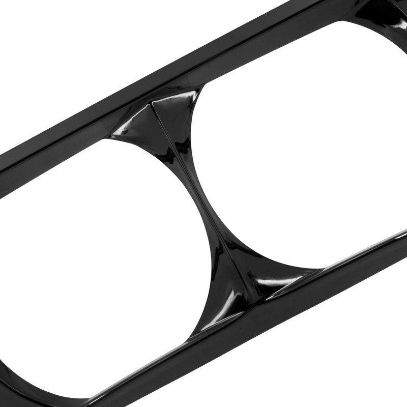 HDBUBALUS Motorcycle Headlight Trim Ring Cover Dual Headlamp Bezel Fit