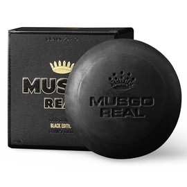 Claus Porto - Musgo Real Black Edition Solid Shampoo | Luxurious Lather with Argan + Jojoba Oils | Plastic-Free, Handcrafted, Aromatic, Woody | All Hair Types (130 grams | 4.6 ounce)