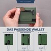 VON HEESEN Slim Wallet with RFID Protection - Men's Small