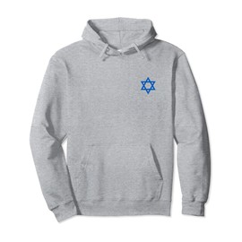 Israel flag, star of David, Judaism, support, solidarity Pullover Hoodie