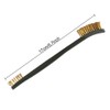 9pcs Mini Wire Brush Set Stainless Steel Brass Wire Brush