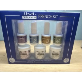 ibd Dip & Sculpt French Kit - 7pc Prep,base.acti