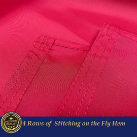 TOPFLAGS Solid Red Flag Blank Flags 3x5 Ft Create Your Own Solid Red Flag DIY Blanks Canvas Banner to Decorate with Brass Grommets