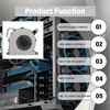 Replacement CPU Fan for NUC8 Series, Computer Host Fan, Low