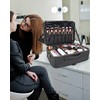 Relavel Extra Large Makeup Bag, Makeup Case Professional Makeup Artist