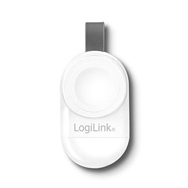 LogiLink PA0245 Magnetic Wireless Charger Compatible with iWatch Series 1/2/3/4/5 Wireless Charger 5V White