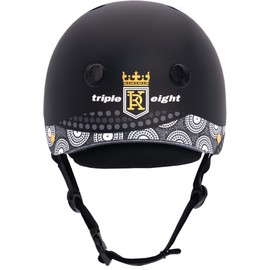Triple Eight Deep Cover Helmet – Ideal for Skateboarding, Bicycling, BMX, and Roller Skating