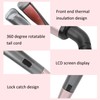 Hair Straightener Curler Professional Temperature Adjustable LCD Curling Iron for