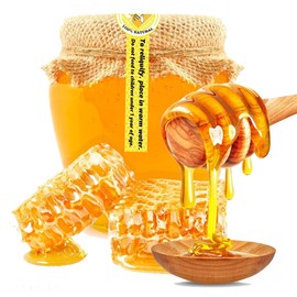 Tamper Proof Pure Honey Stickers 1 x 3.5 Inches Tamper Evident Seals Labels Honey Label Stickers for Honey Jars Bottle Lid Labels 500Pcs Tamper Proof Honey Labels Pure Honey Labels