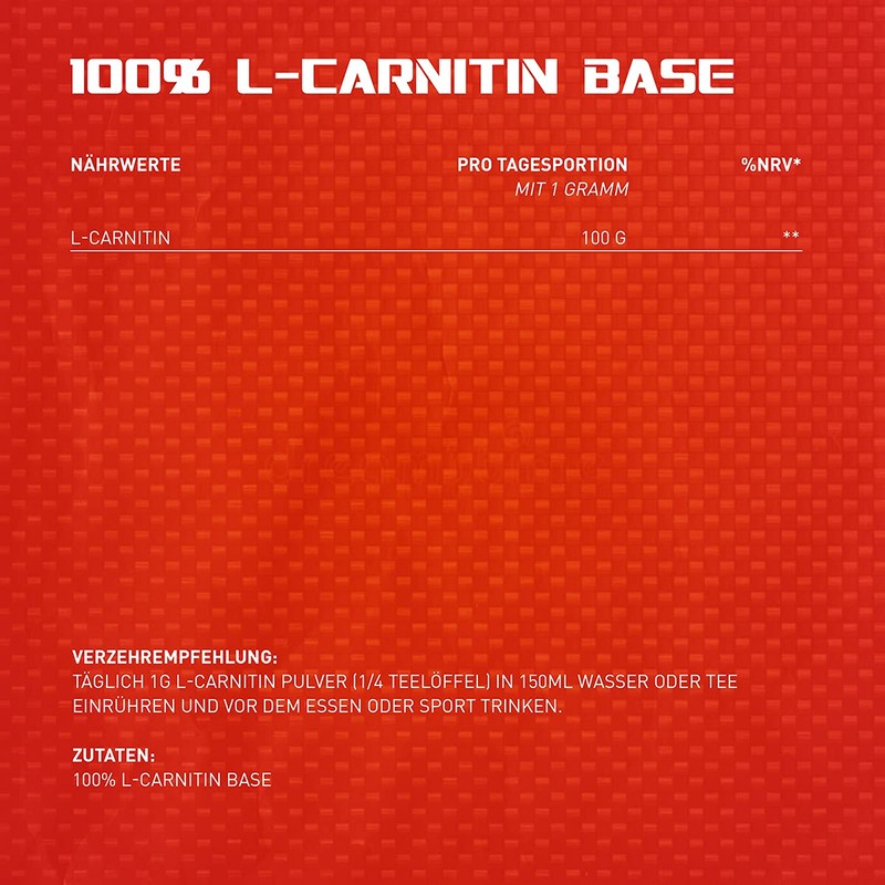 MySupps- L-Carnitine Base, Ultra-Fine L-Carnitine Base Powder in Environmentally Friendly