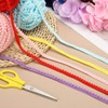 sourcing map 25 Yards Pom Pom Trim Ribbon, 0.5" Wide