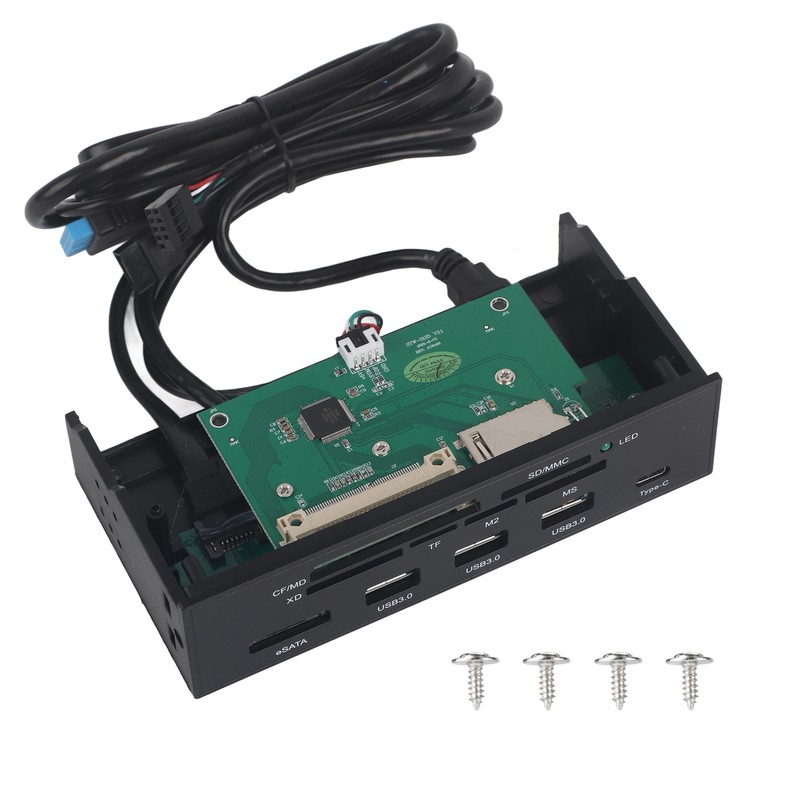 5.25inches Multifunction Internal Card Reader Dashboard PC Front Panel