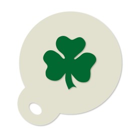 Shamrock Coffee Duster Stencil 8.5cm Washable and Reusable