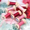 MINGGUXIUYI Natural 100% Mulberry Silk Handmade Embroidery Thread,8 Spools Each