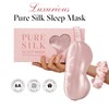 LitBear 100% Pure Silk Sleep Mask, 22 Momme 6A Silk