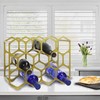 AT-VALY Countertop Wine Rack,Durable and Sturdy Freestanding 14 Bottle Wine