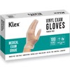Klex Disposable Heavy Duty Vinyl Gloves Latex Free Powder Free,