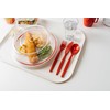 Harfield Polycarbonate Plastic Cutlery Set Emerald Green 20cm (x4 Sets)