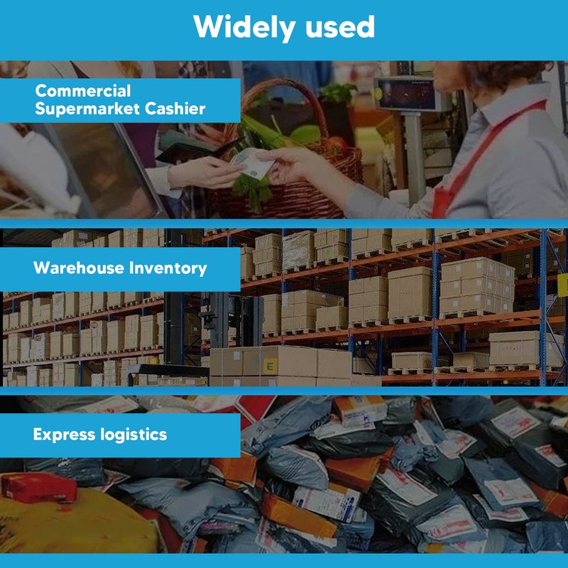 Wireless Barcode Scanner High Accuracy Portable Handheld 2D QR Code