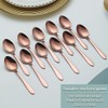 Kyraton Rose Gold Teaspoons 12 Pieces 14 cm Stainless Steel