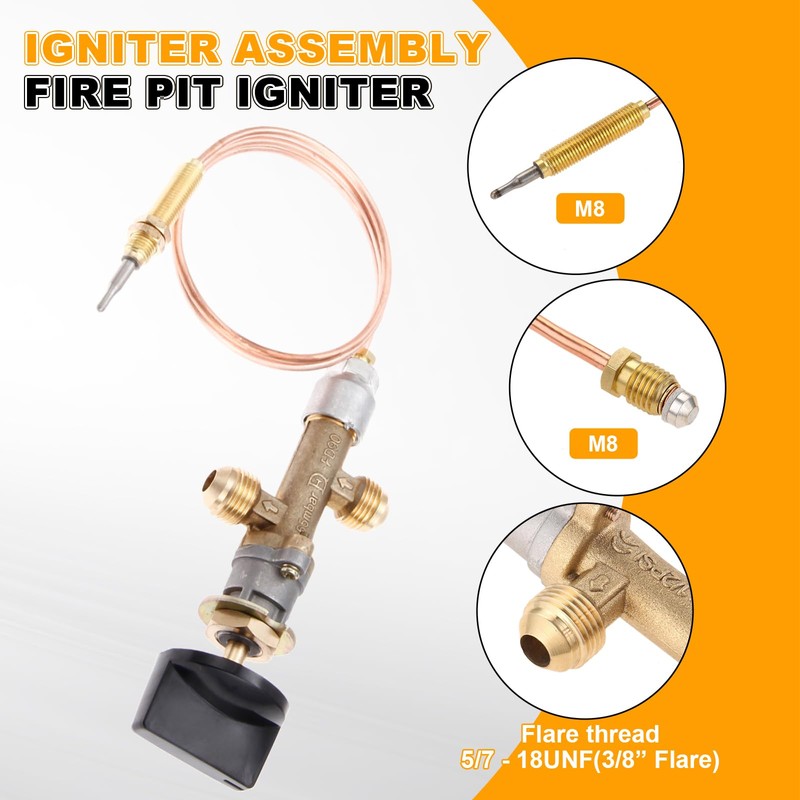 Low Pressure LPG Propane Gas Fireplace Fire Pit Flame Failure